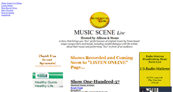 Desktop Screenshot of musicscenelive.com